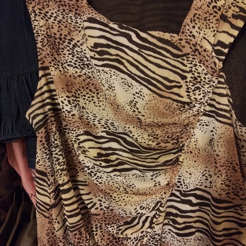 Animal Print Blouse
